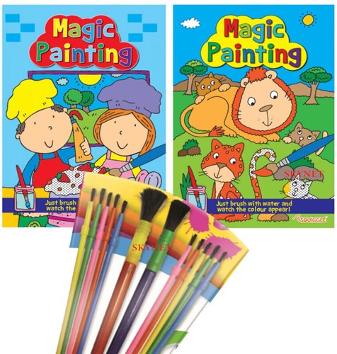 Magic painting colouring - a4,