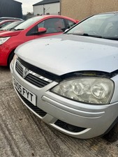 VAUXHALL CORSA C 2005 FRONT BUMPER SILVER COMPLETE