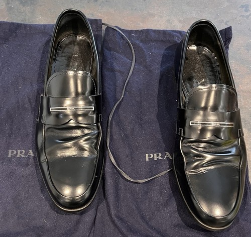 Prada black men slip on - black,