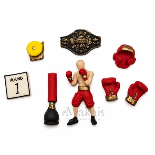 Boxing cake topper edible - –,