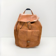 Large Leather Backpack Vintage