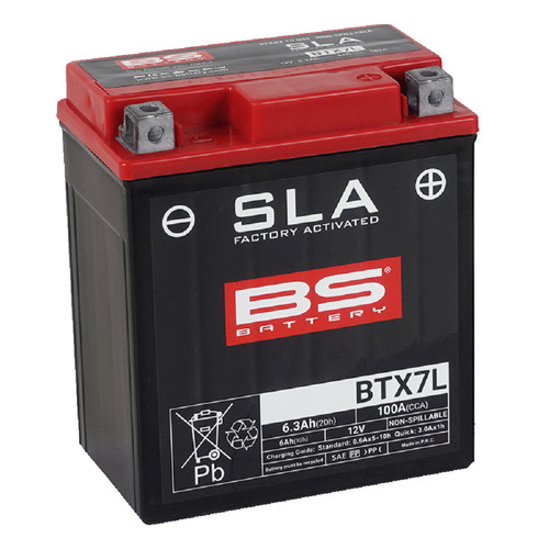 Battery btx7l sla - sla, fit