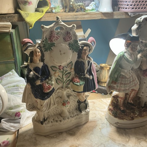 Two staffordshire flat back - staffordshire,
