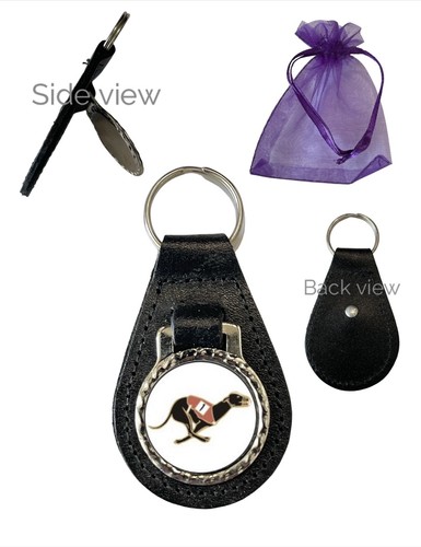 Greyhound racing dog black - (d),