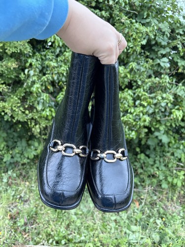 Evans womens black boots - evans,