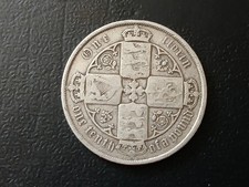 1881 GOTHIC  FLORIN  . 925