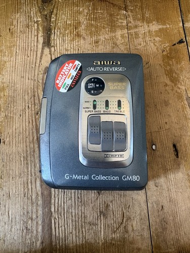 Aiwa gm80 metal stereo - aiwa, g-metal