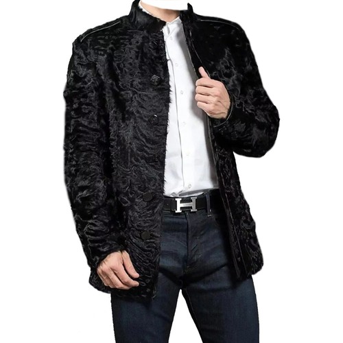 Men genuine astrakhan - men's,
