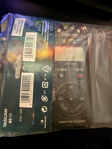 New unused tascam 05x - new,