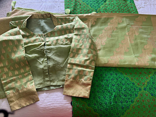 Women green half - women,