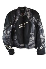 Alpinestars Mens Camo Style Padded Textile Motocycle Biker Jacket Size XL