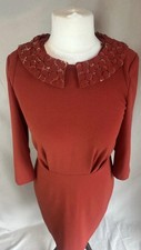Hobbs Orange Dress Size 10 |