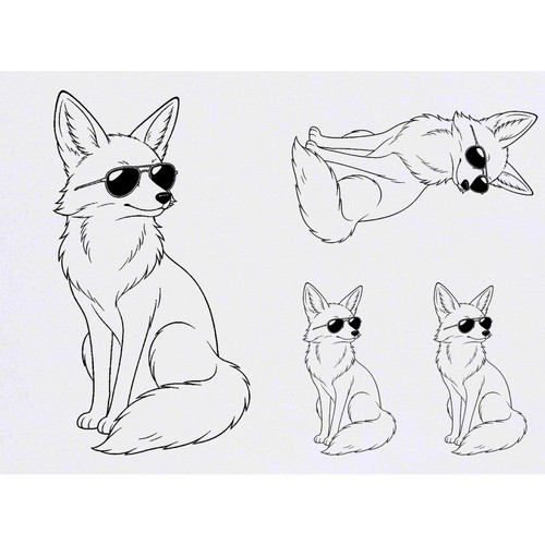 Cool fox temporary - x, 'cool