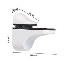4PCS Adjustable Glass Shelf