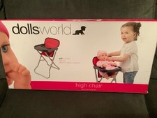 Dolls World Folding High Chair