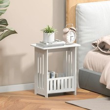 White Modern Bedside Table