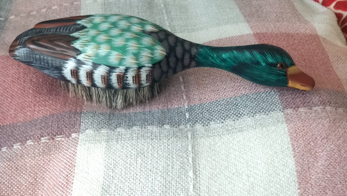 Vintage hand painted mallard - vintage,