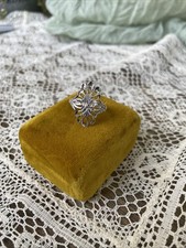 1920s Sterling Filigree Knuckle Duster Ring
