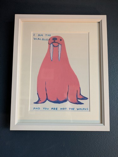 David shrigley print - david,