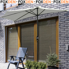2.7m Garden Half Parasol