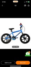 XN Urban Shark 16In Kids BMX Bike - Navy Blue