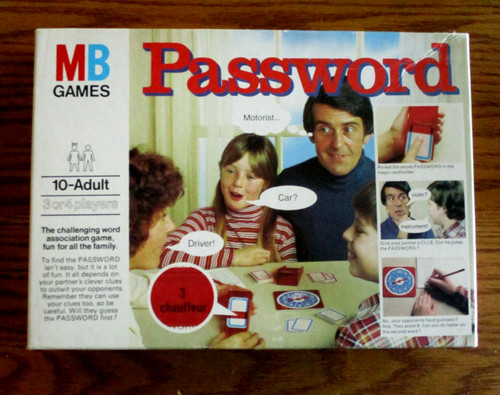 Retro vintage password game - retro,
