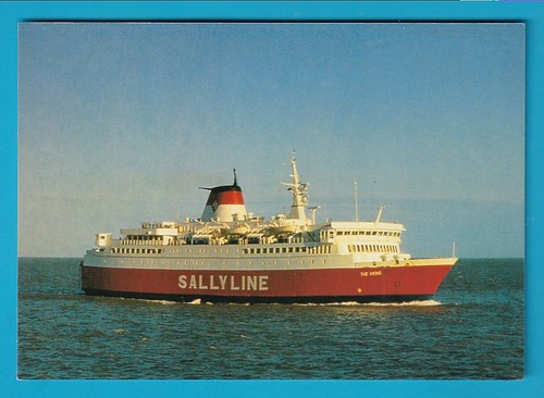 Original postcard sally line - postcard,