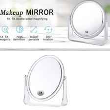 Flexible Magnifying Makeup Mirror Double-Sided 360° Rotating Beauty Mirror UK