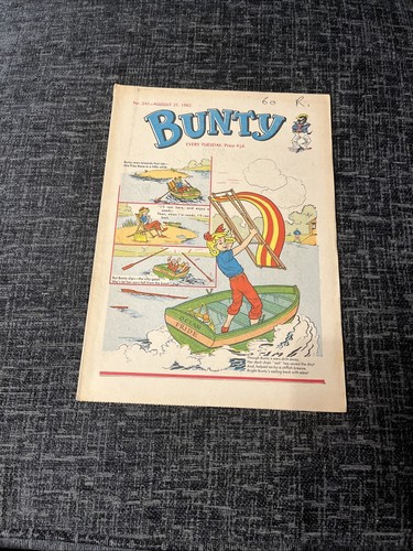 Bunty comic august - bunty, 1962
