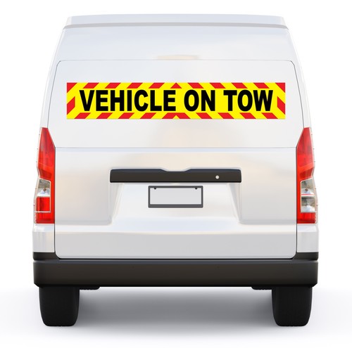 Vehicle tow red yellow - vehicle,