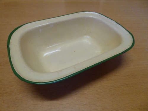 Vintage enameled cream - enameled, 20