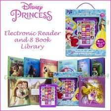 Disney Princess Electronic Me Reader and 8 Book Library Children's Books NEW