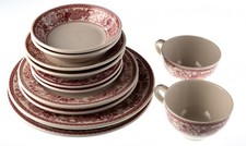 Old Ivory Mayfair Syracuse China Service for 2 Dining Set 12 Piece USA 1936-1956