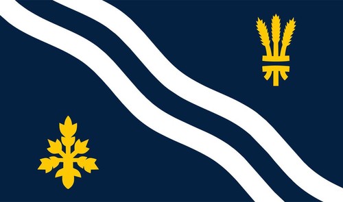 Oxfordshire emblem flag - 2, x