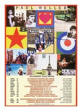 PAUL WELLER AUTOGRAPHED SIGNED