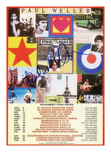 Paul weller autographed signed - paul,