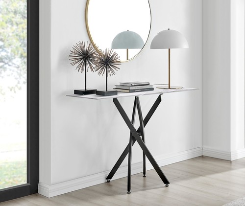 Leonardo console table white - leonardo,