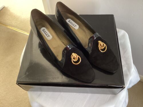 Vintage bally black suede - suede, /