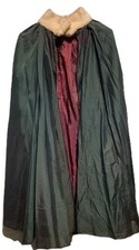 Vintage Style Green Opera Cape