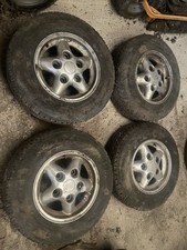 Landrover Discovery 1 16” Oem Alloy Wheels Tyres 205r16 200 300tdi V8 Defender