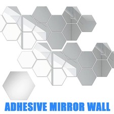 24x Hexagonal Acrylic Mirror