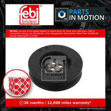 Crankshaft Pulley fits JAGUAR X TYPE X400 2.0D 03 to 09 Belt JDE10108 Febi New