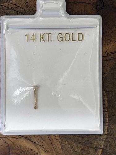 14k gold nose ring - , stud