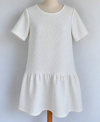 Hush white textured drop waist - hush,