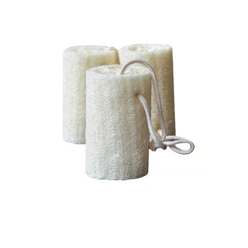 6pcs natural loofah - natural,