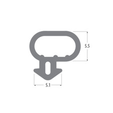 5.5mm Black Plastic Window &