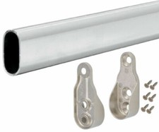 Wardrobe Rail Chrome Hanging