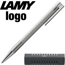 LAMY logo Ballpoint Pen Brushed Steel
