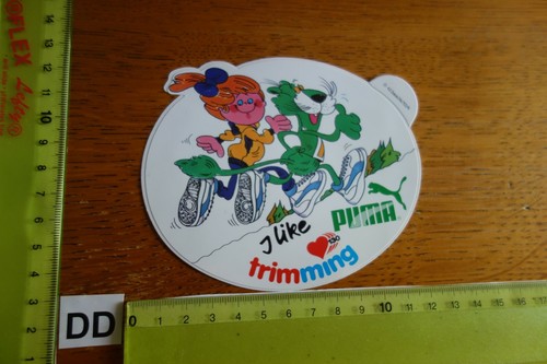 Old sticker sports shoes