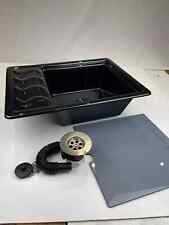 DX Acrylic Black Wave Drainer campervan motor home  boat catering NEW